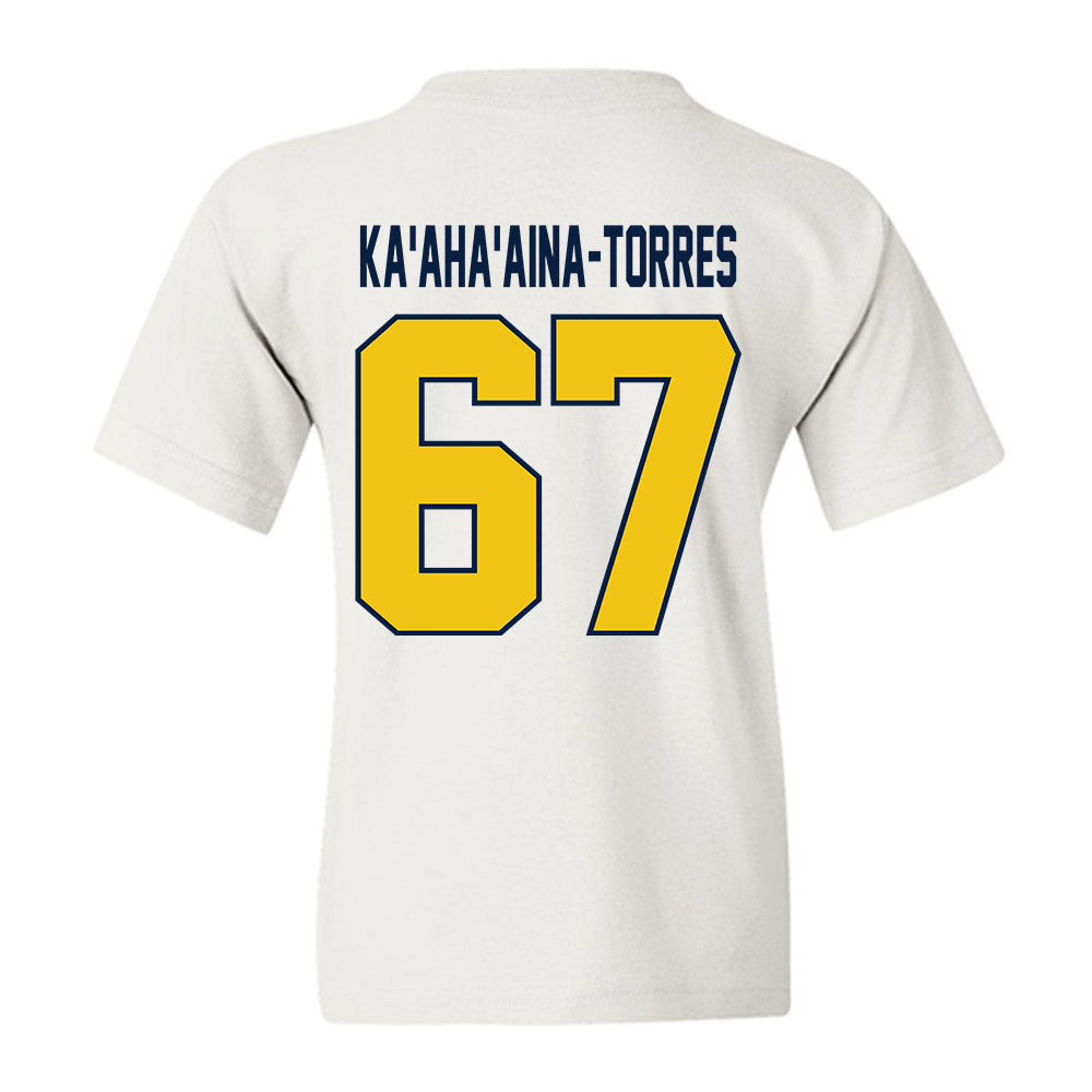 Michigan - NCAA Football : Houston Ka'aha'aina-Torres - Classic Shersey Youth T-Shirt-2