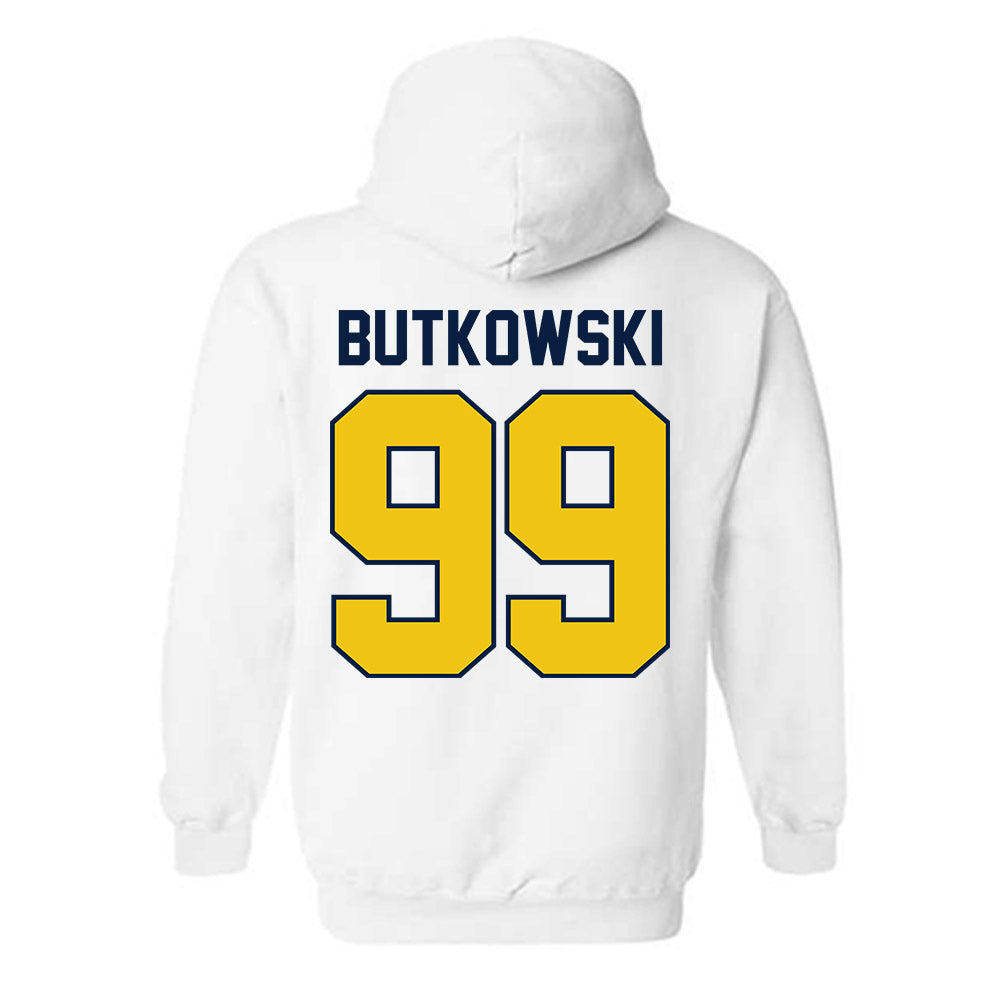 Michigan - NCAA Football : Trey Butkowski - Classic Shersey Hooded Sweatshirt-2