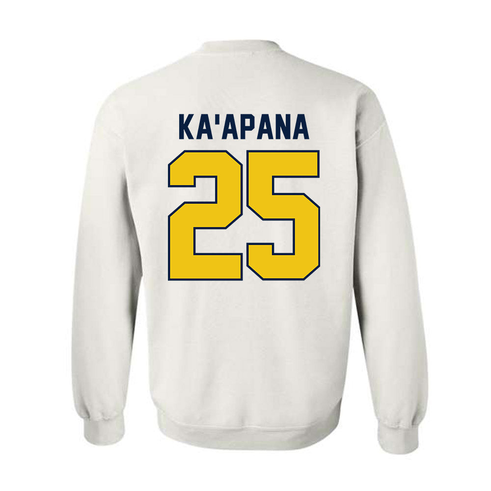 Michigan - NCAA Football : Micah Ka'apana - Classic Shersey Crewneck Sweatshirt-1