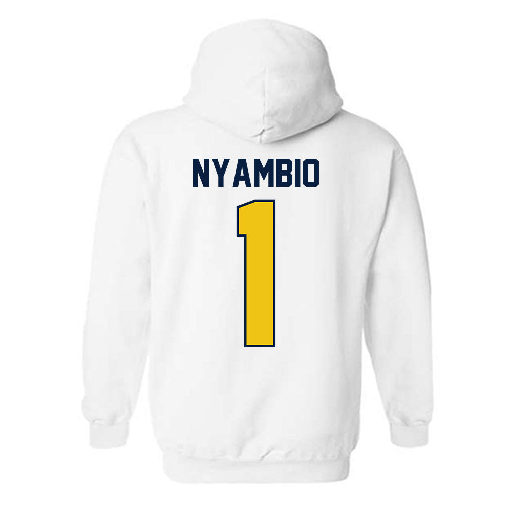 Michigan - NCAA Women's Volleyball : Serena Nyambio - Classic Shersey Hooded Sweatshirt-2