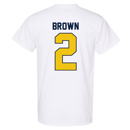 Michigan - NCAA Women's Basketball : Macy Brown - Classic Shersey T-Shirt-1