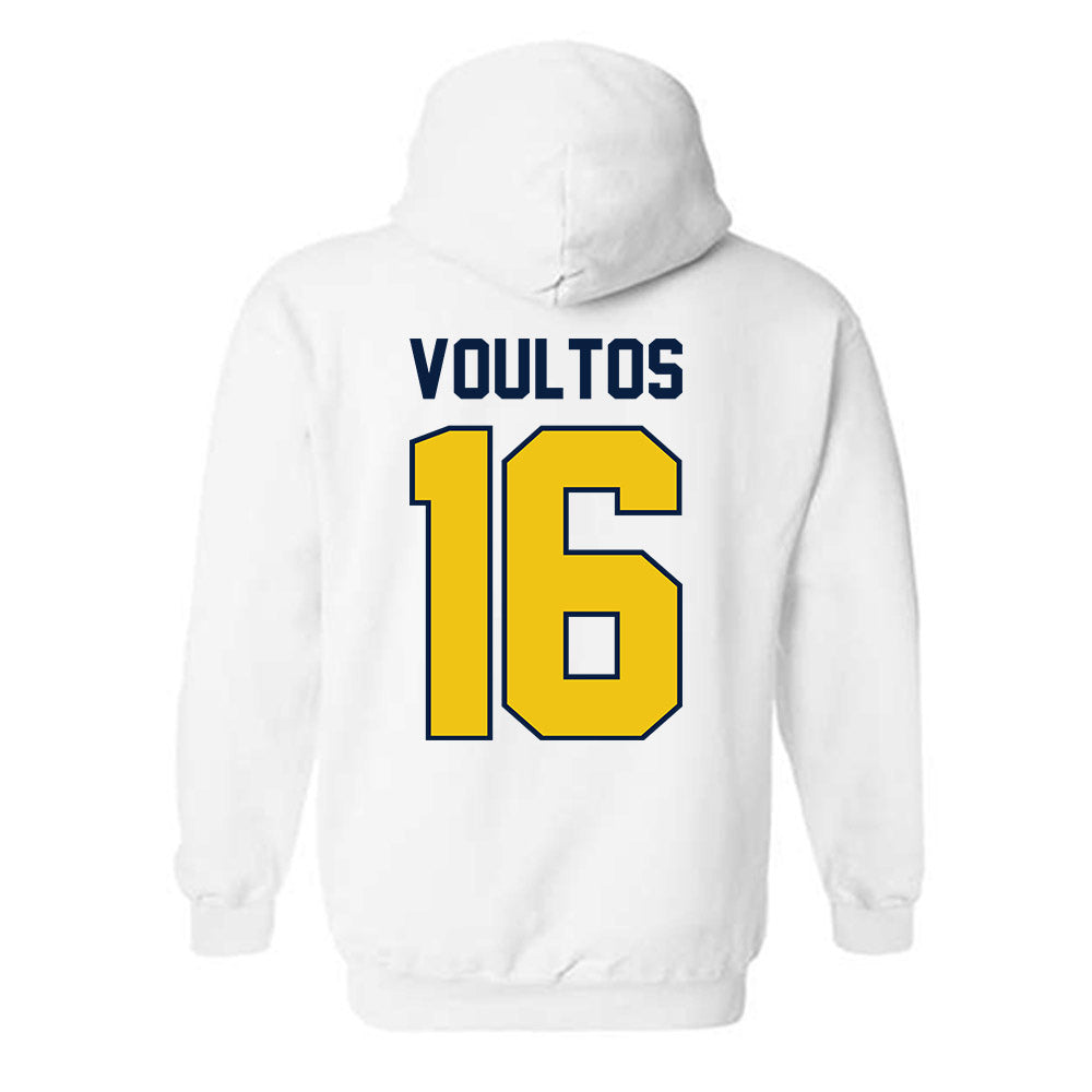 Michigan - NCAA Men's Lacrosse : Nicholas Voultos - Classic Shersey Hooded Sweatshirt-2