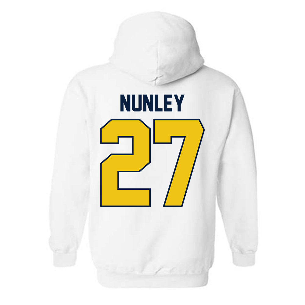 Michigan - NCAA Football : Ernest Nunley - Classic Shersey Hooded Sweatshirt-2