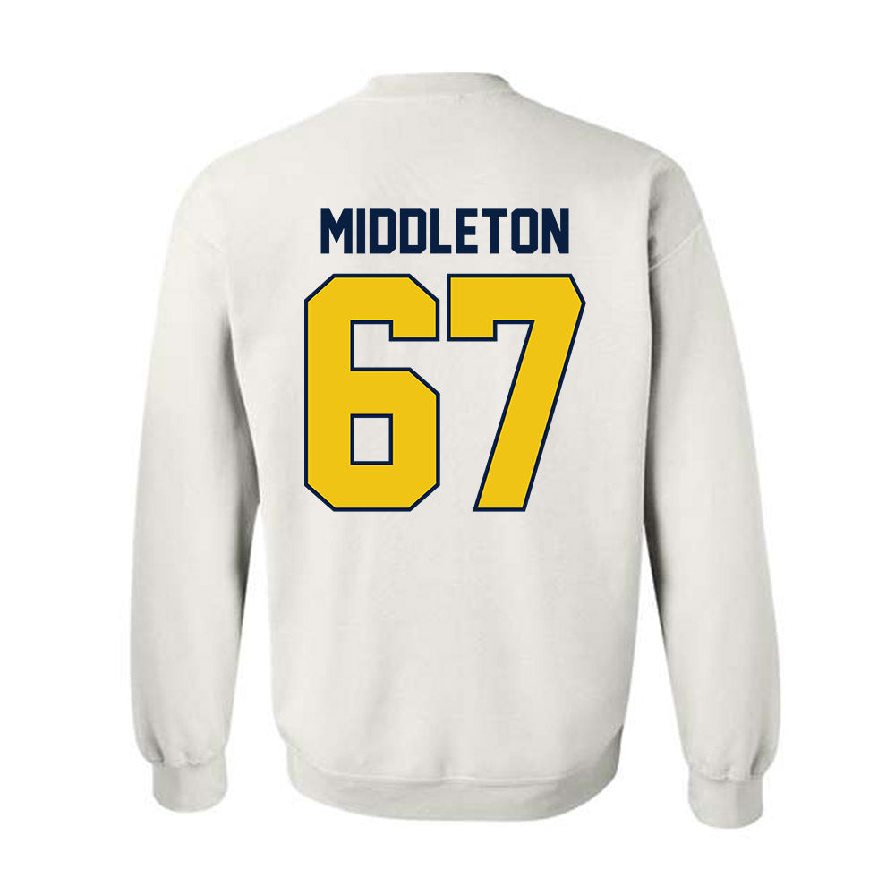 Michigan - NCAA Football : Trent Middleton - Classic Shersey Crewneck Sweatshirt-2