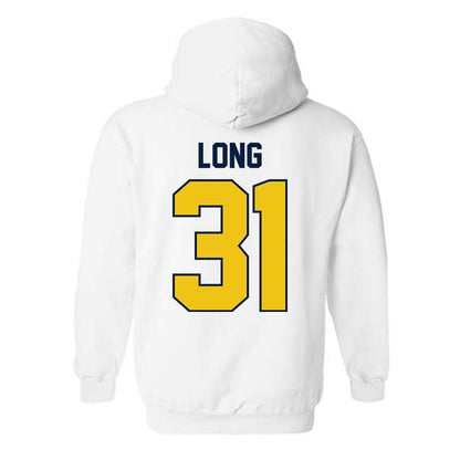 Michigan - NCAA Men's Lacrosse : Jack Long - Classic Shersey Hooded Sweatshirt-2