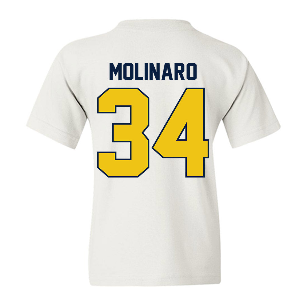 Michigan - NCAA Men's Ice Hockey : Julian Molinaro - Classic Shersey Youth T-Shirt-2