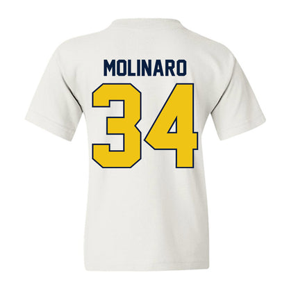 Michigan - NCAA Men's Ice Hockey : Julian Molinaro - Classic Shersey Youth T-Shirt-2