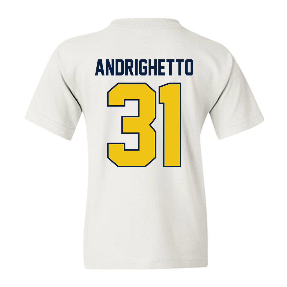 Michigan - NCAA Football : Nico Andrighetto - Classic Shersey Youth T-Shirt-2