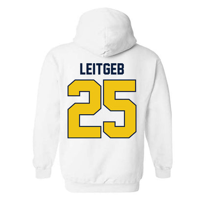Michigan - NCAA Baseball : Brock leitgeb - Classic Shersey Hooded Sweatshirt-1