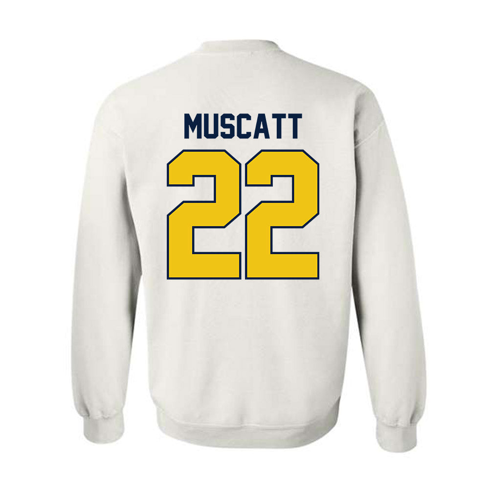 Michigan - NCAA Men's Ice Hockey : Kason Muscatt - Classic Shersey Crewneck Sweatshirt-1