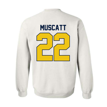 Michigan - NCAA Men's Ice Hockey : Kason Muscatt - Classic Shersey Crewneck Sweatshirt-1