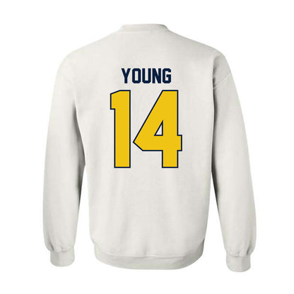 Michigan - NCAA Football : Jordan Young - Classic Shersey Crewneck Sweatshirt-1