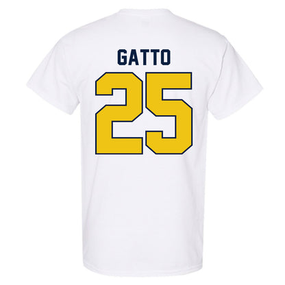 Michigan - NCAA Men's Lacrosse : Alex Gatto - Classic Shersey T-Shirt-2