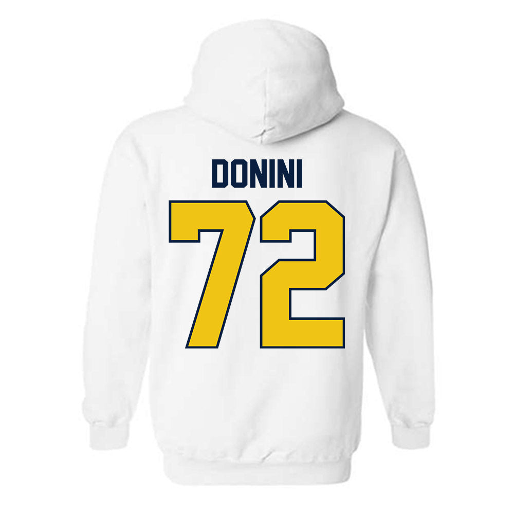 Michigan - NCAA Football : Peter Donini - Classic Shersey Hooded Sweatshirt-2