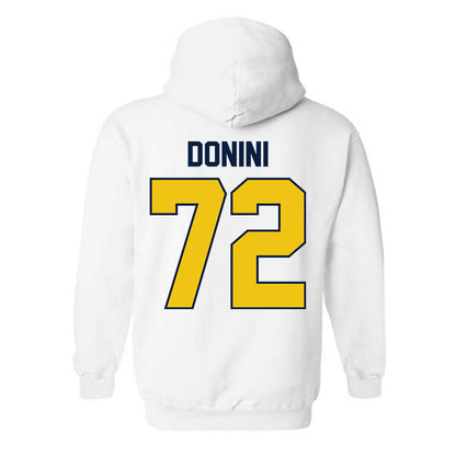 Michigan - NCAA Football : Peter Donini - Classic Shersey Hooded Sweatshirt-2