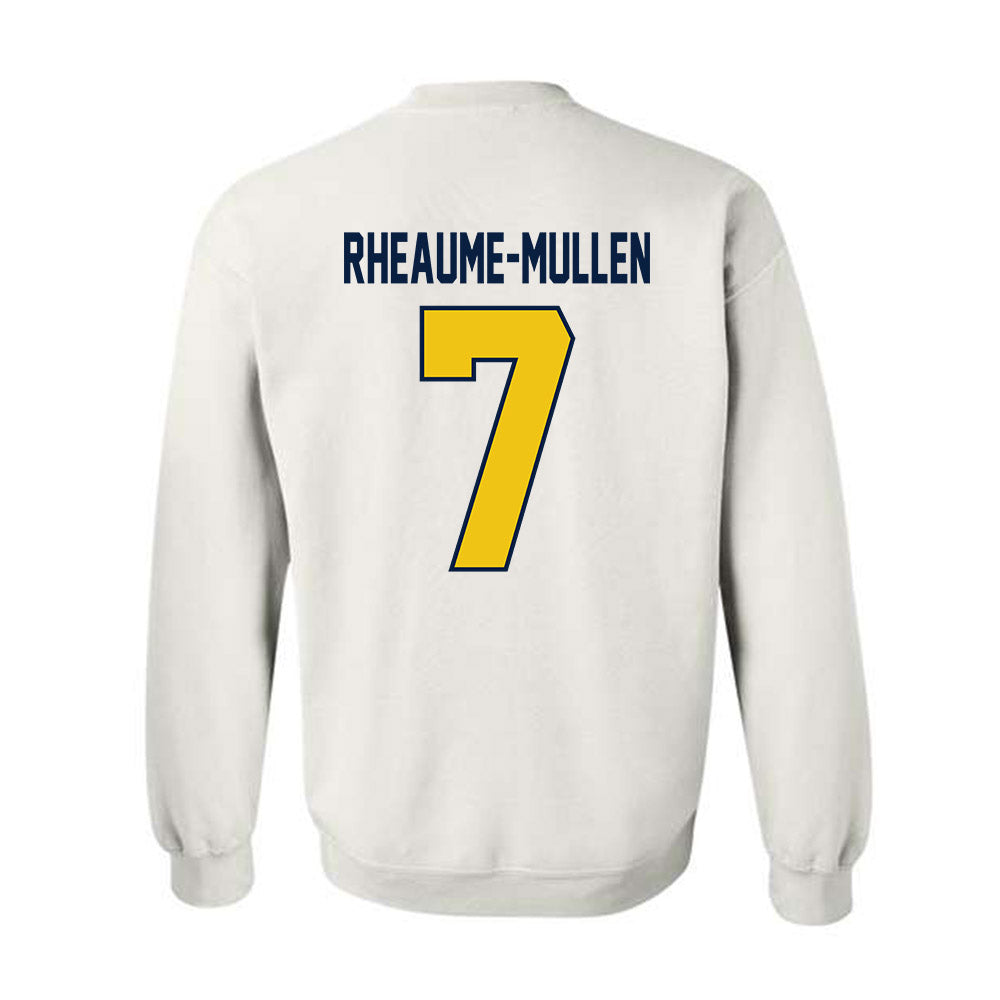 Michigan - NCAA Men's Ice Hockey : Dakoda Rheaume-Mullen - Classic Shersey Crewneck Sweatshirt-1