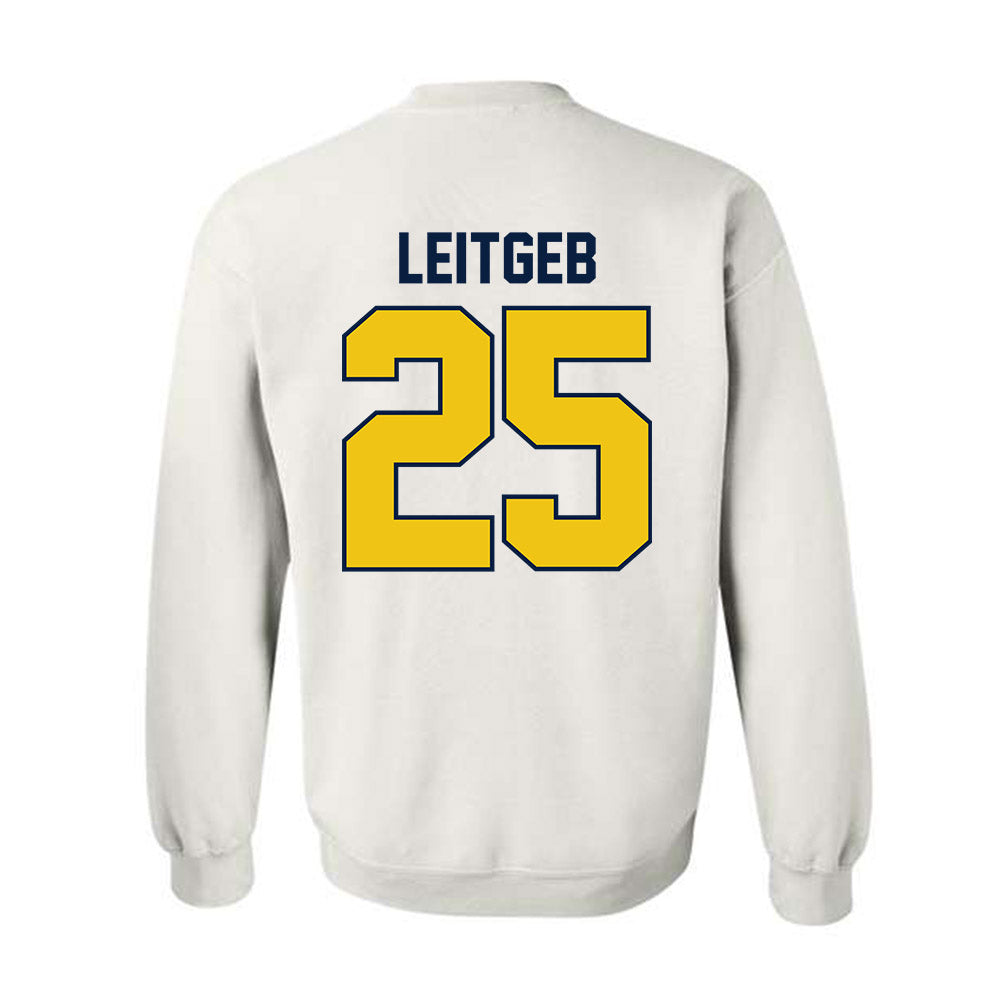 Michigan - NCAA Baseball : Brock leitgeb - Classic Shersey Crewneck Sweatshirt-1