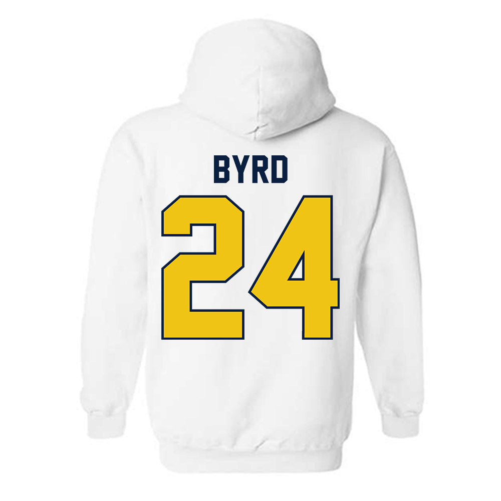 Michigan - NCAA Women's Lacrosse : Caroline Byrd - Classic Shersey Hooded Sweatshirt-1