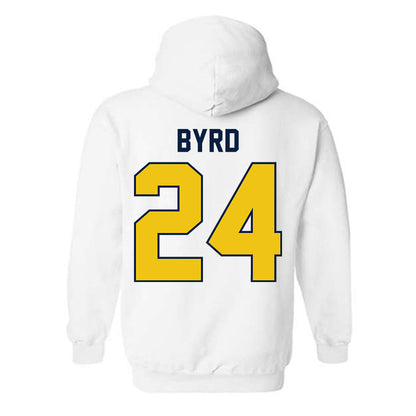 Michigan - NCAA Women's Lacrosse : Caroline Byrd - Classic Shersey Hooded Sweatshirt-1