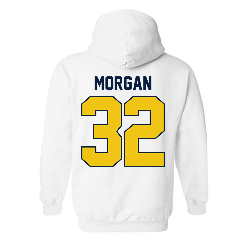 Michigan - NCAA Men's Lacrosse : John Morgan - Classic Shersey Hooded Sweatshirt-2