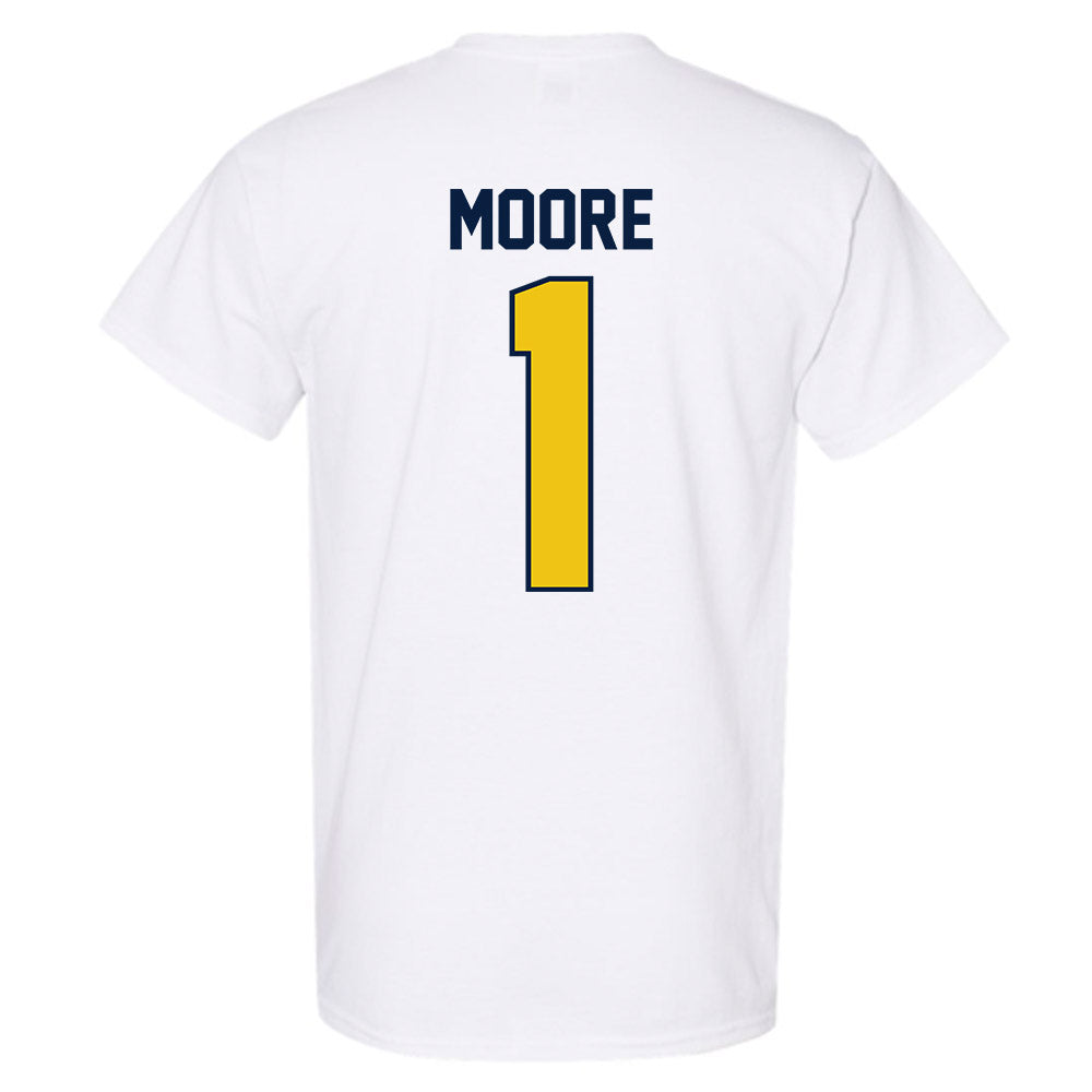 Michigan - NCAA Football : Rod Moore - Classic Shersey T-Shirt-1