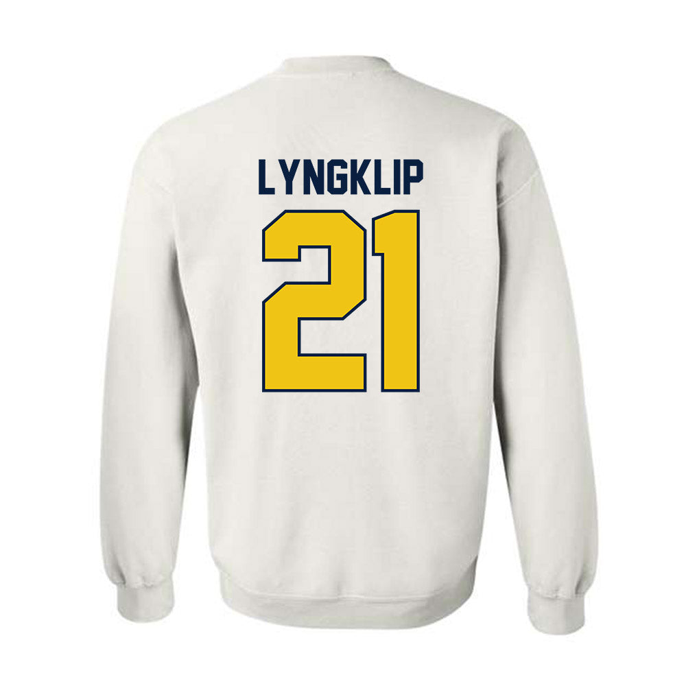 Michigan - NCAA Men's Lacrosse : Ryan Lyngklip - Classic Shersey Crewneck Sweatshirt-2