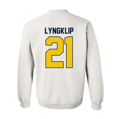 Michigan - NCAA Men's Lacrosse : Ryan Lyngklip - Classic Shersey Crewneck Sweatshirt-2