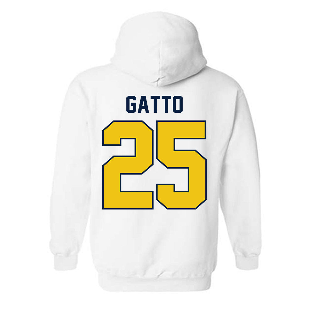 Michigan - NCAA Men's Lacrosse : Alex Gatto - Classic Shersey Hooded Sweatshirt-2