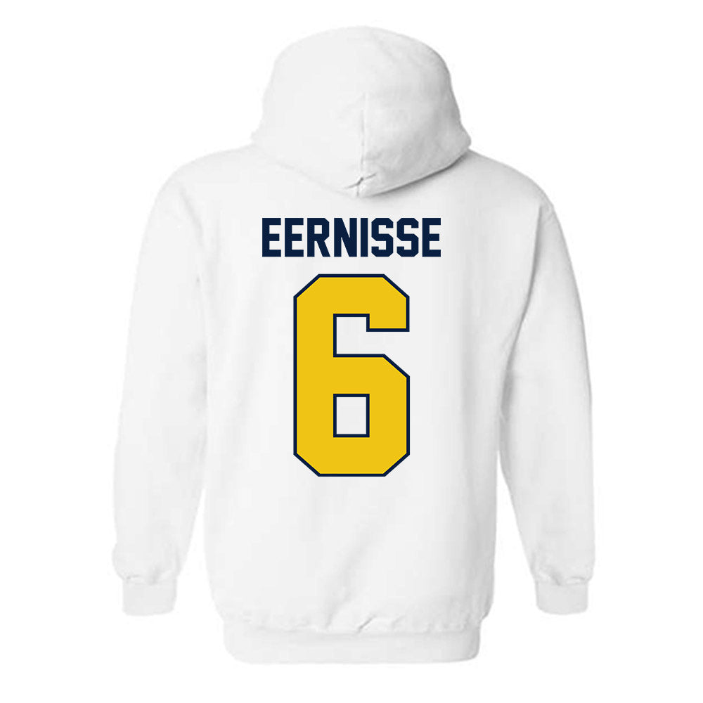 Michigan - NCAA Men's Ice Hockey : Josh Eernisse - Classic Shersey Hooded Sweatshirt-1