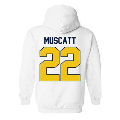 Michigan - NCAA Men's Ice Hockey : Kason Muscatt - Classic Shersey Hooded Sweatshirt-1
