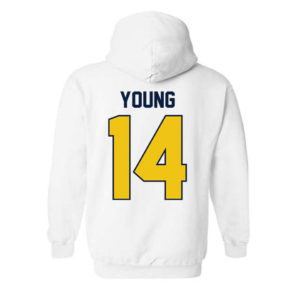 Michigan - NCAA Football : Jordan Young - Classic Shersey Hooded Sweatshirt-1
