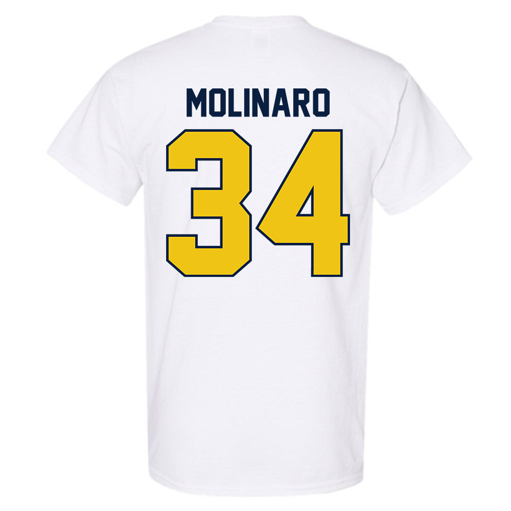 Michigan - NCAA Men's Ice Hockey : Julian Molinaro - Classic Shersey T-Shirt-2