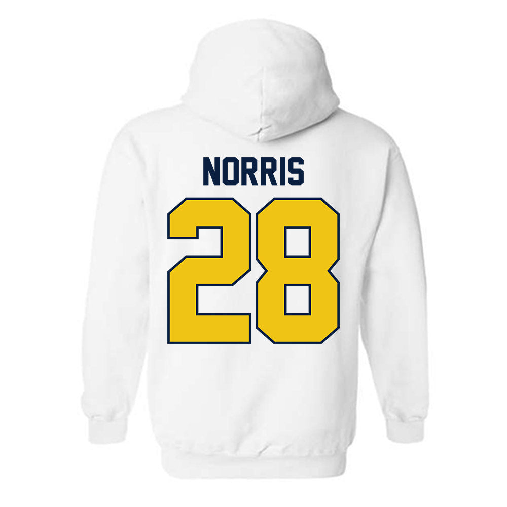 Michigan - NCAA Women's Lacrosse : Calli Norris - Classic Shersey Hooded Sweatshirt-2