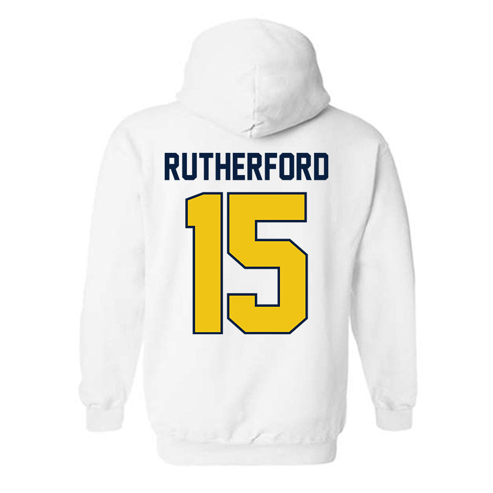Michigan - NCAA Women's Lacrosse : Maya Rutherford - Classic Shersey Hooded Sweatshirt-1