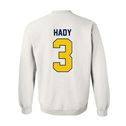 Michigan - NCAA Men's Ice Hockey : Hunter Hady - Classic Shersey Crewneck Sweatshirt-1