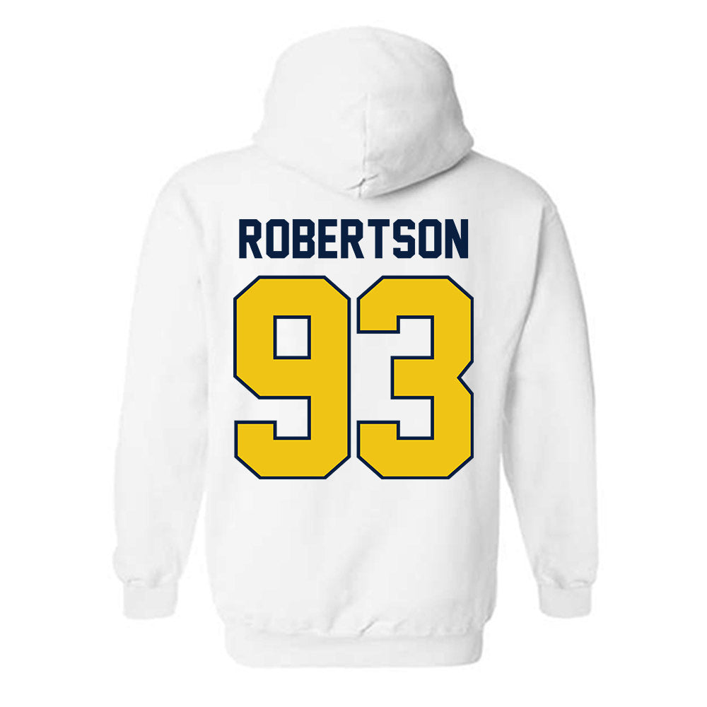 Michigan - NCAA Football : Hunter Robertson - Classic Shersey Hooded Sweatshirt-2