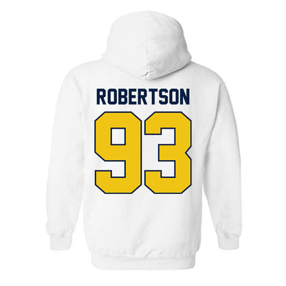 Michigan - NCAA Football : Hunter Robertson - Classic Shersey Hooded Sweatshirt-2