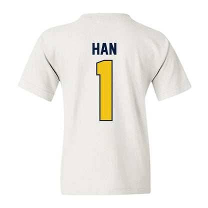 Michigan - NCAA Men's Lacrosse : Matt Han - Classic Shersey Youth T-Shirt-2
