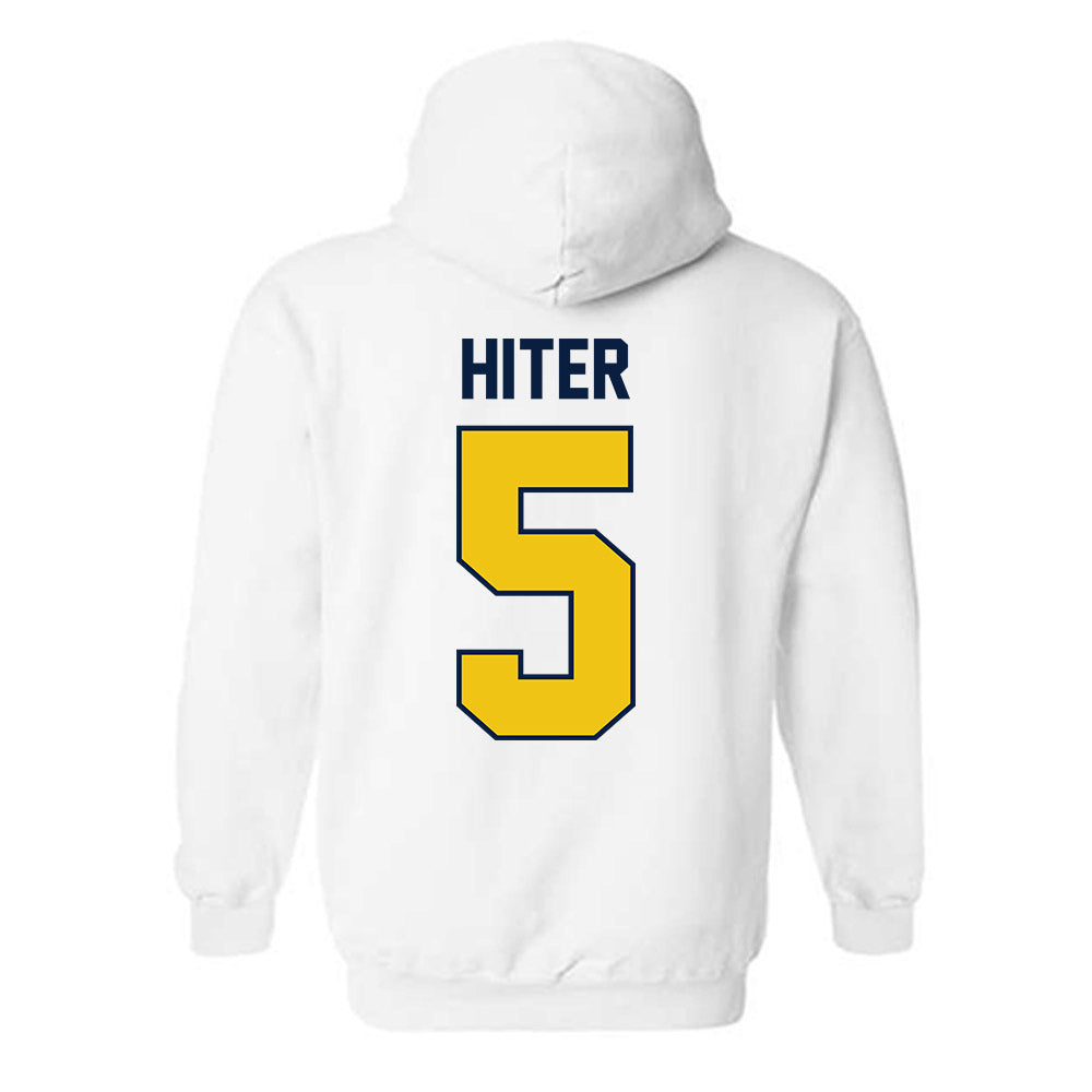 Michigan - NCAA Football : Savion Hiter - Classic Shersey Hooded Sweatshirt-2