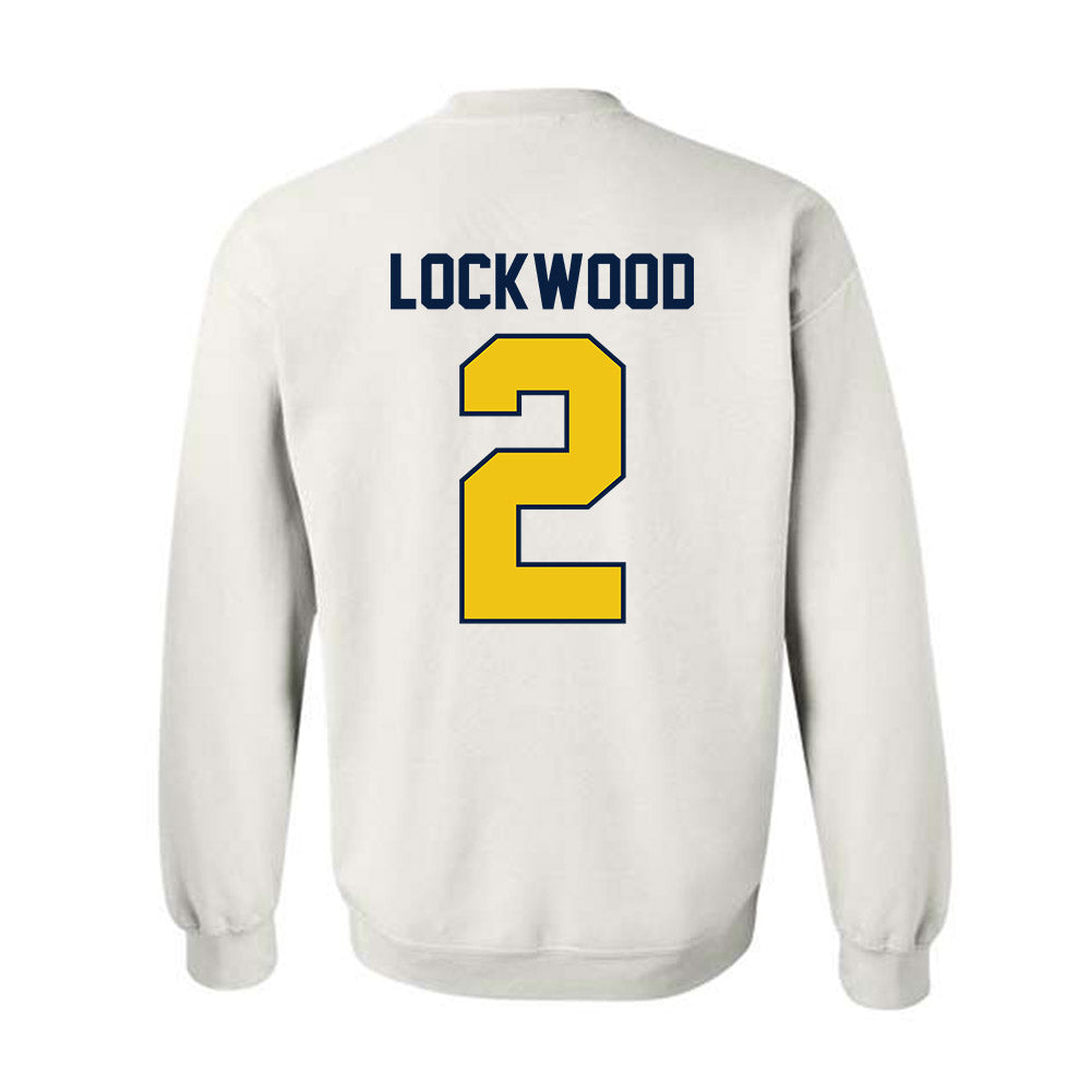 Michigan - NCAA Men's Lacrosse : Bo Lockwood - Classic Shersey Crewneck Sweatshirt-2