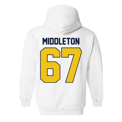 Michigan - NCAA Football : Trent Middleton - Classic Shersey Hooded Sweatshirt-2