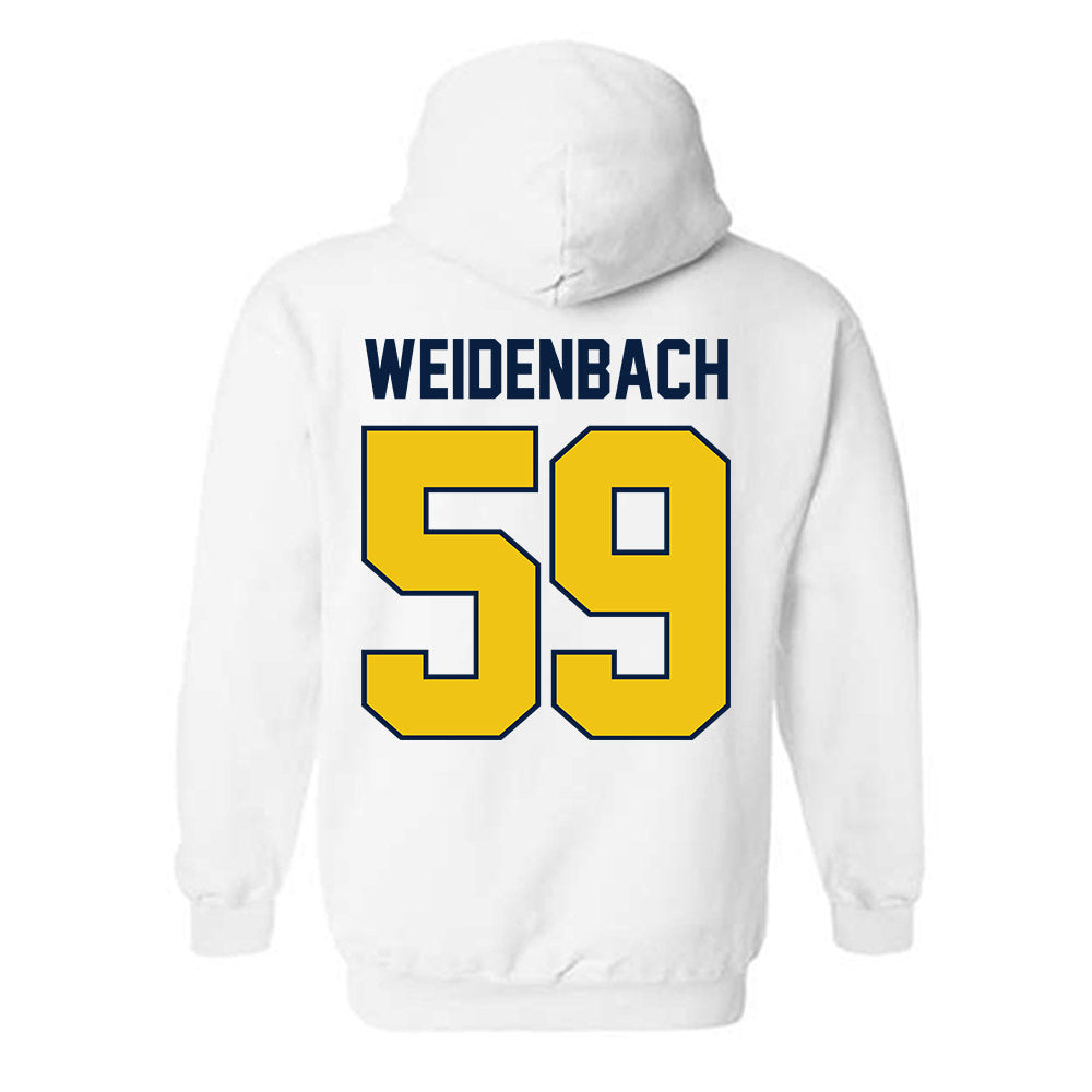 Michigan - NCAA Football : John Weidenbach - Classic Shersey Hooded Sweatshirt-1