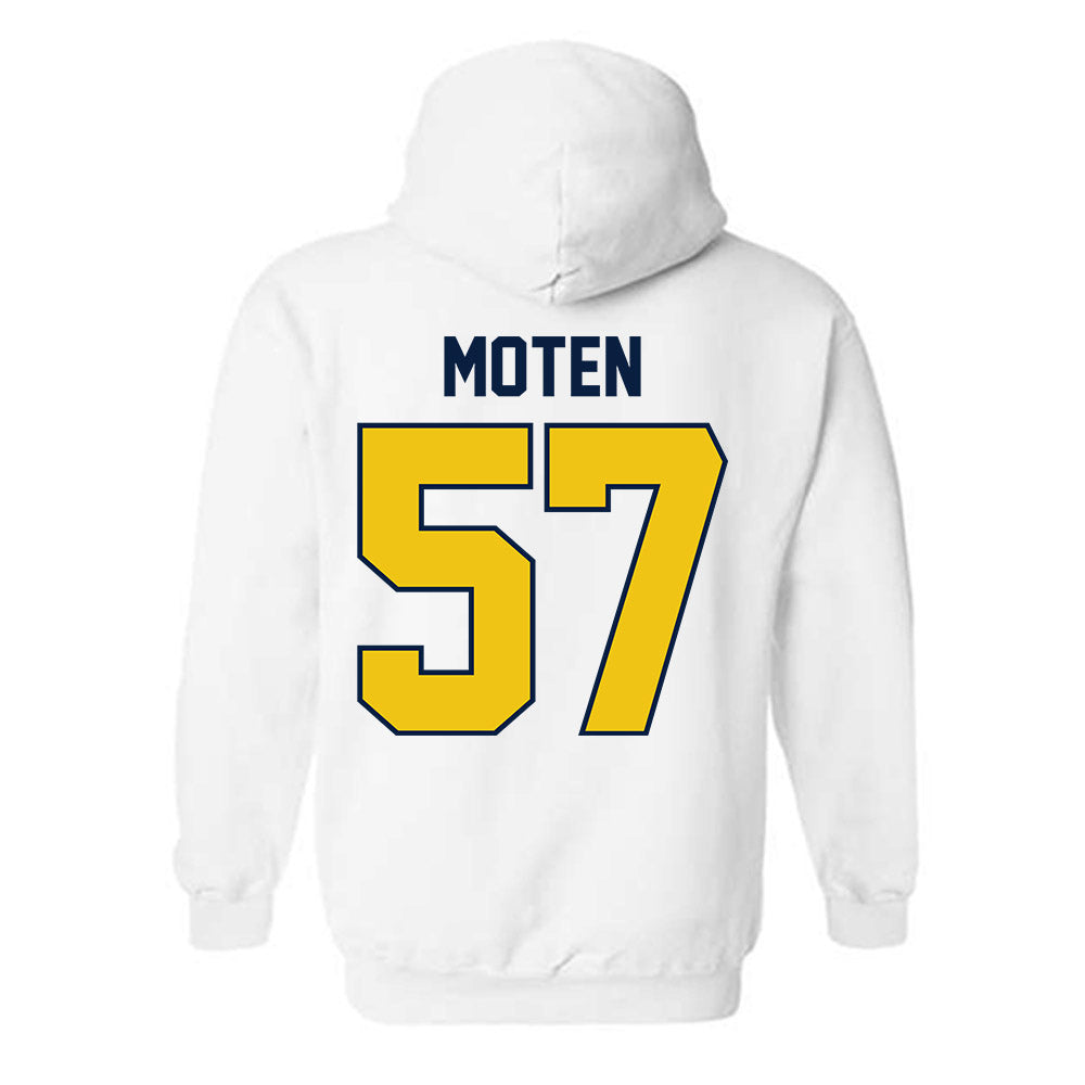 Michigan - NCAA Football : Travis Moten - Classic Shersey Hooded Sweatshirt-1