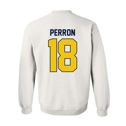 Michigan - NCAA Men's Ice Hockey : Jayden Perron - Classic Shersey Crewneck Sweatshirt-1