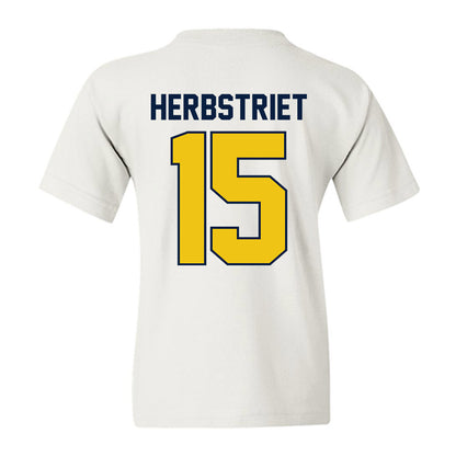 Michigan - NCAA Football : Chase Herbstriet - Classic Shersey Youth T-Shirt-2