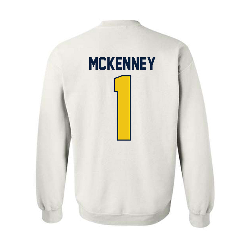 Michigan - NCAA Men's Basketball : Trey McKenney - Classic Shersey Crewneck Sweatshirt-2