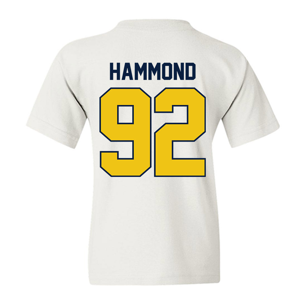 Michigan - NCAA Football : Ted Hammond - Classic Shersey Youth T-Shirt-1