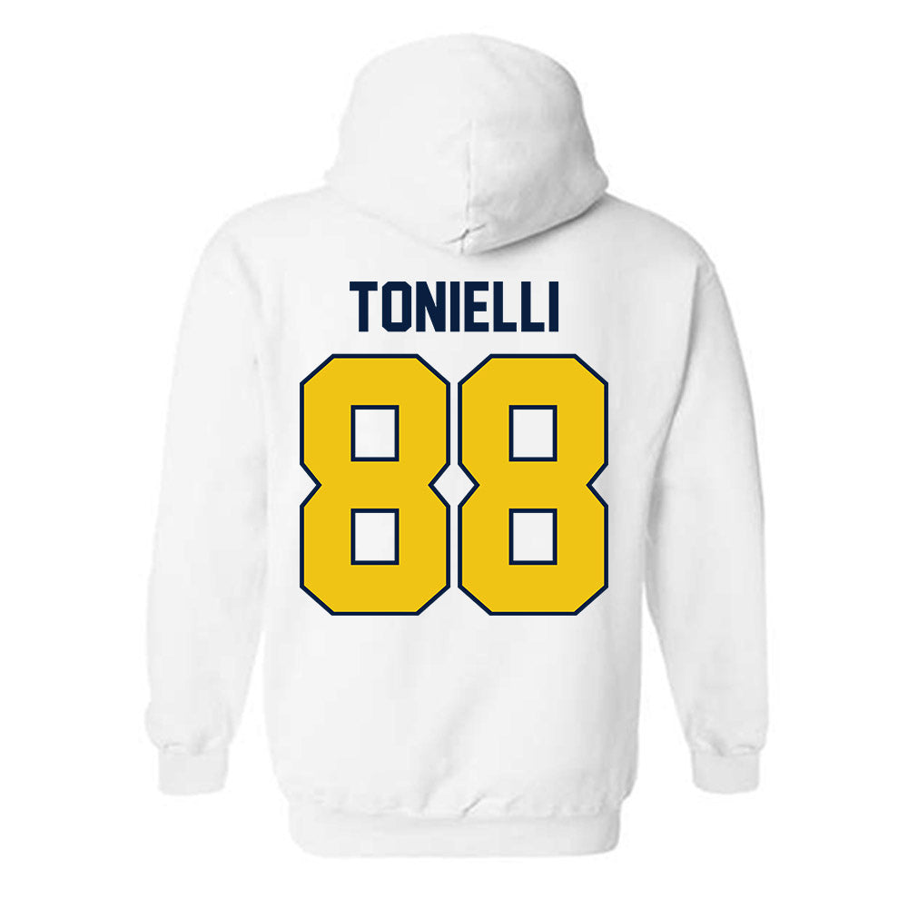 Michigan - NCAA Football : Deakon Tonielli - Classic Shersey Hooded Sweatshirt-1