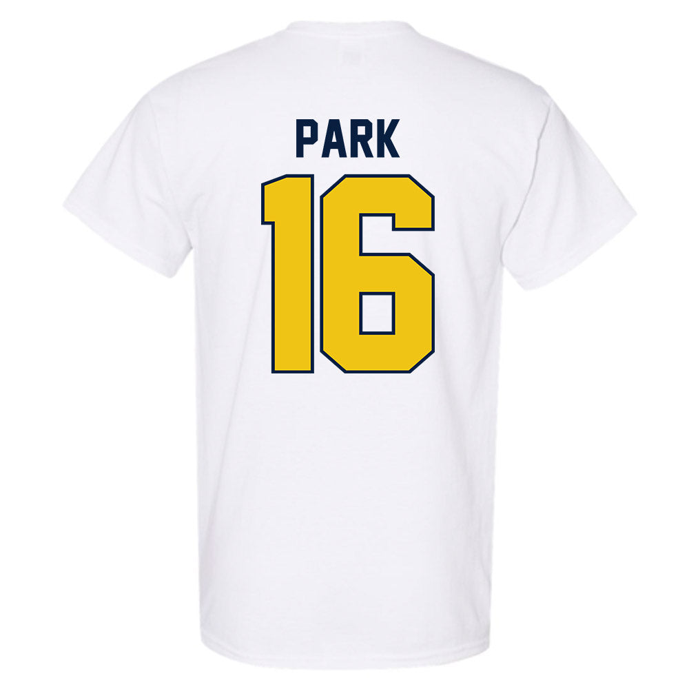 Michigan - NCAA Men's Ice Hockey : Aidan Park - Classic Shersey T-Shirt-1