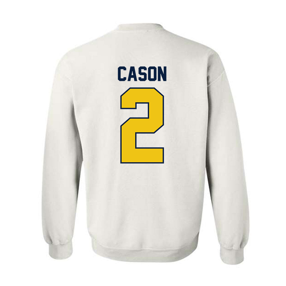 Michigan - NCAA Men's Basketball : Lorenzo Cason - Classic Shersey Crewneck Sweatshirt-2